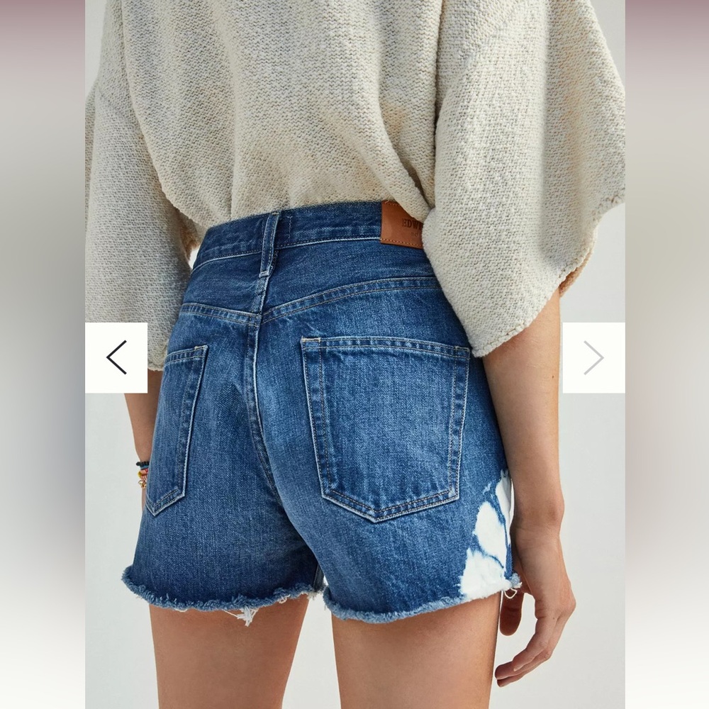 Anthropologie Edwin Cai Highrise denim shorts - Picture 3 of 10